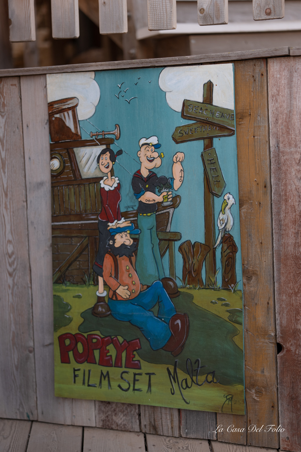 Le village de Popeye à Malte