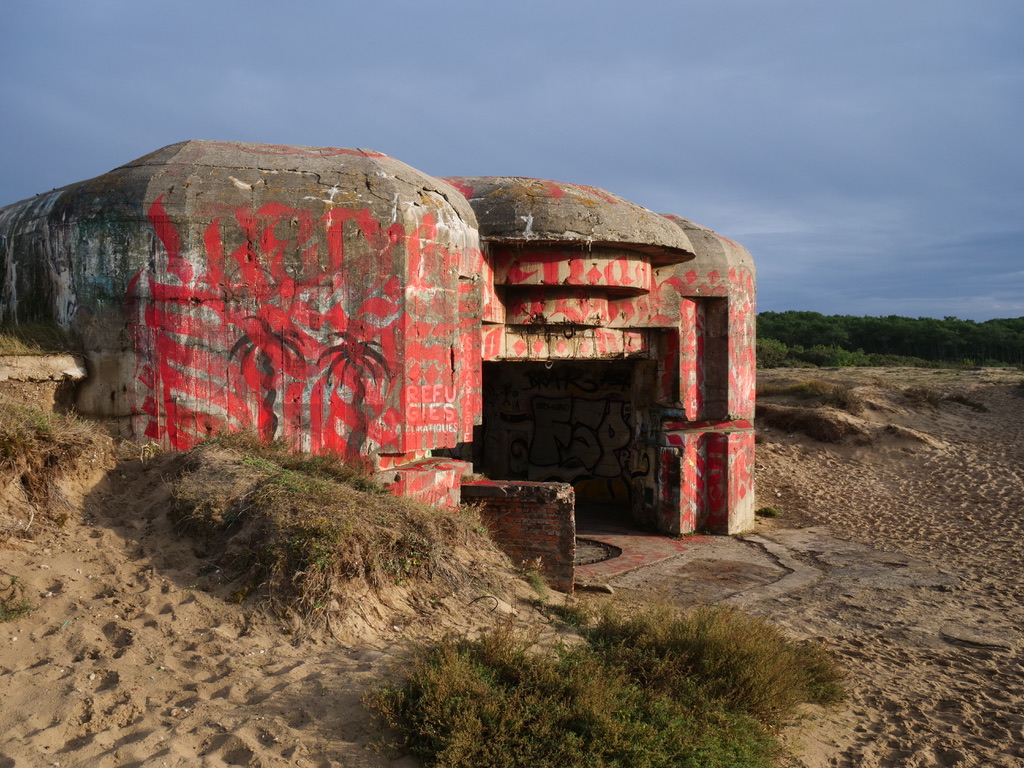 Graffiti bunkers du mur de l'Atlantique