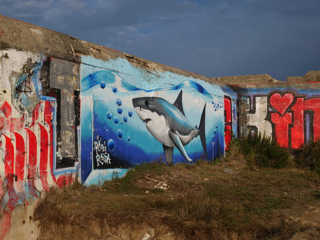 Graffiti bunkers du mur de l'Atlantique