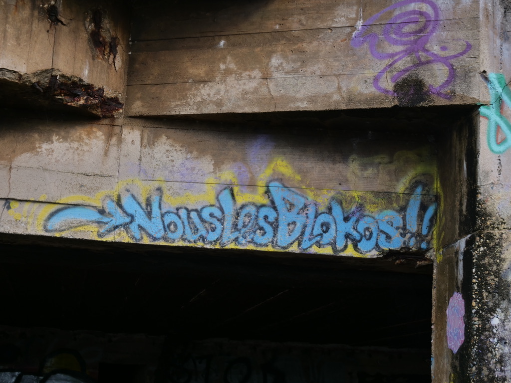 Graffiti bunkers du mur de l'Atlantique