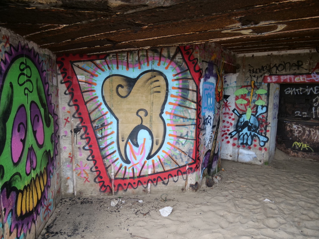 Graffiti bunkers du mur de l'Atlantique