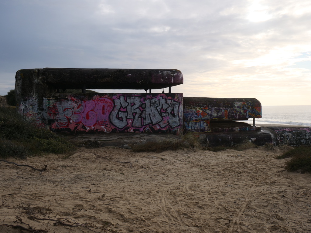 Graffiti bunkers du mur de l'Atlantique