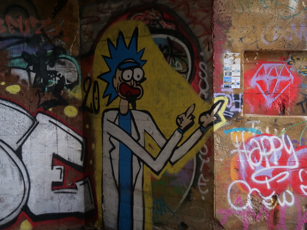 Graffiti bunkers du mur de l'Atlantique
