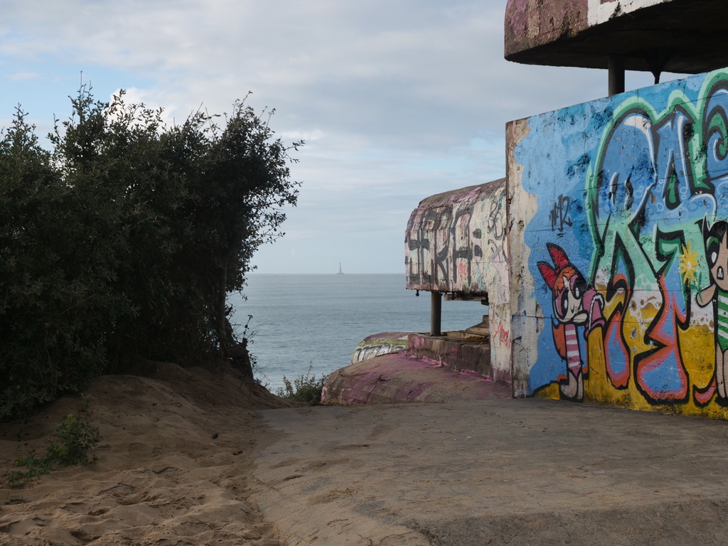 Graffiti bunkers du mur de l'Atlantique
