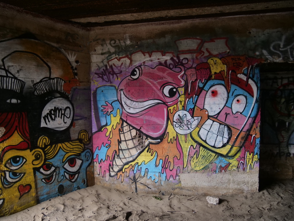 Graffiti bunkers du mur de l'Atlantique