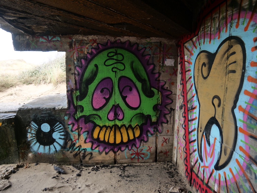 Graffiti bunkers du mur de l'Atlantique
