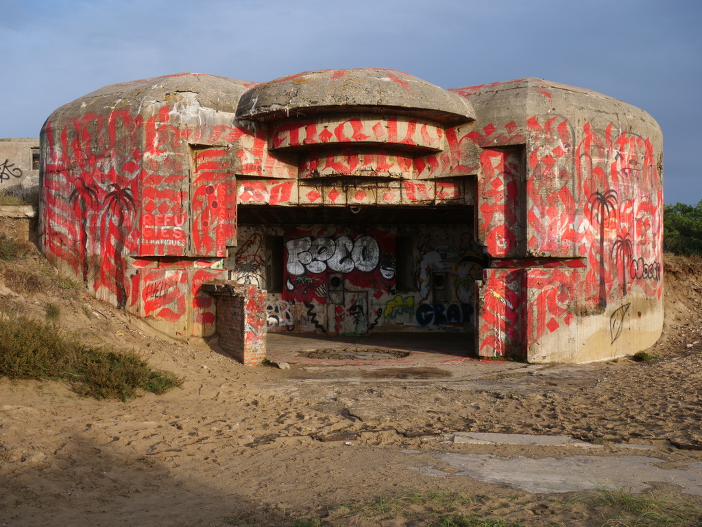 Graffiti bunkers du mur de l'Atlantique