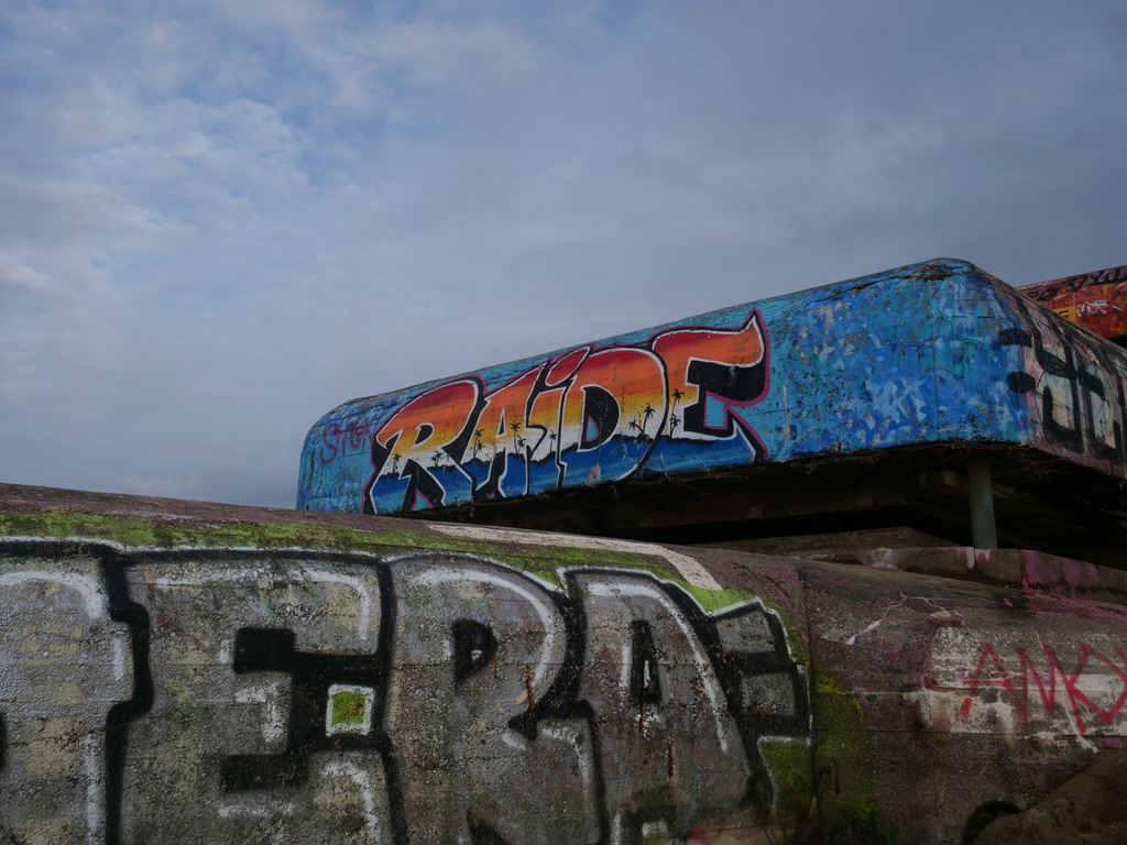 Graffiti bunkers du mur de l'Atlantique