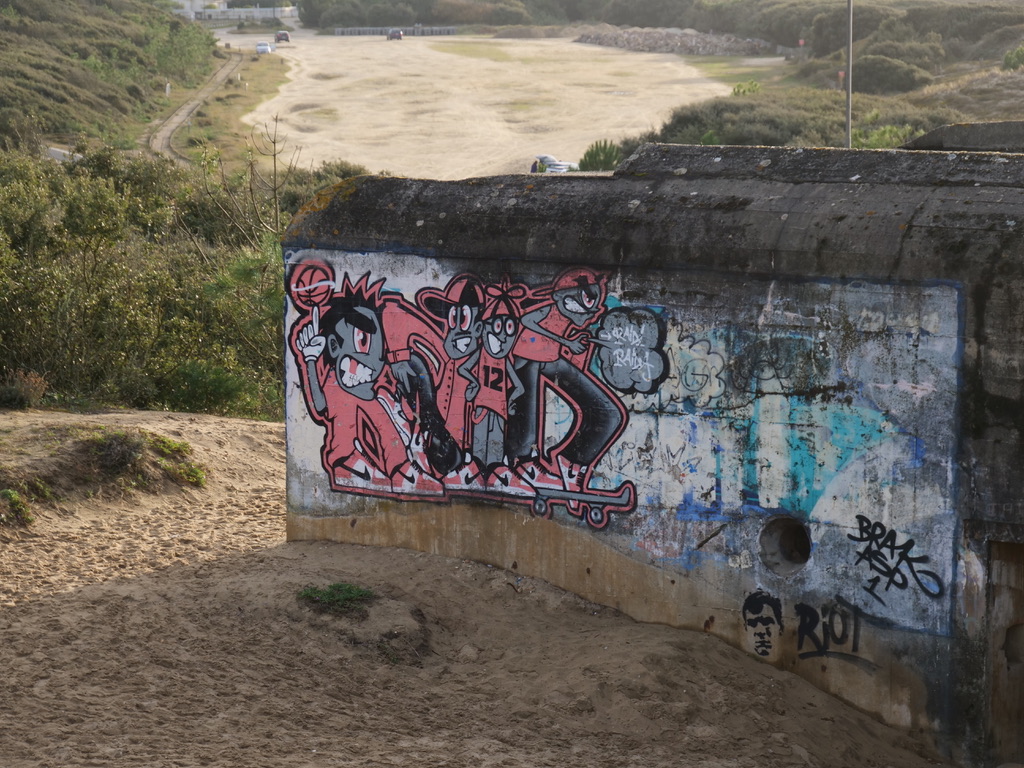Graffiti bunkers du mur de l'Atlantique