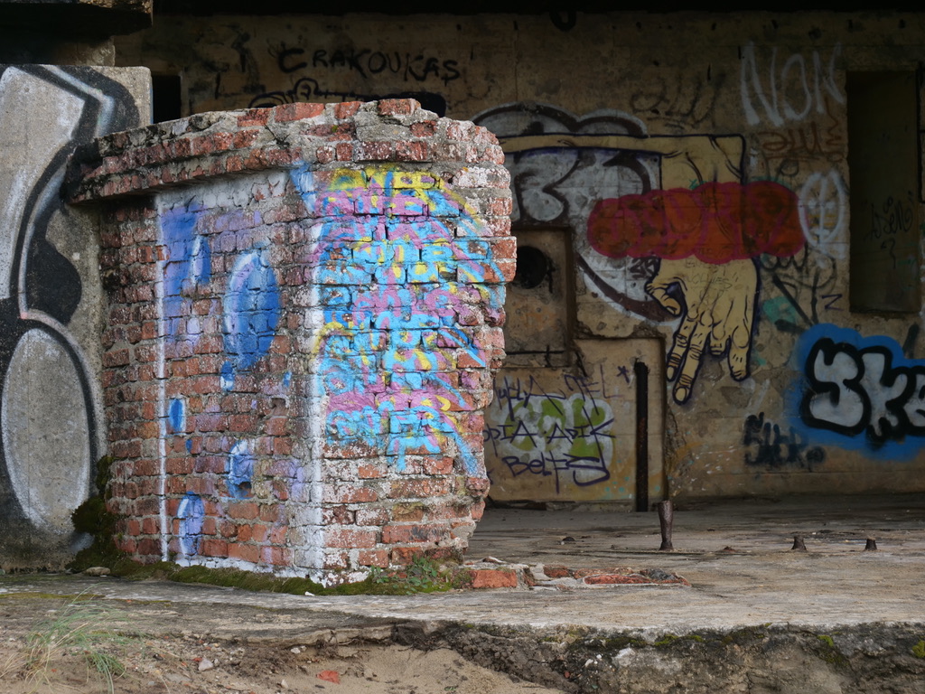 Graffiti bunkers du mur de l'Atlantique