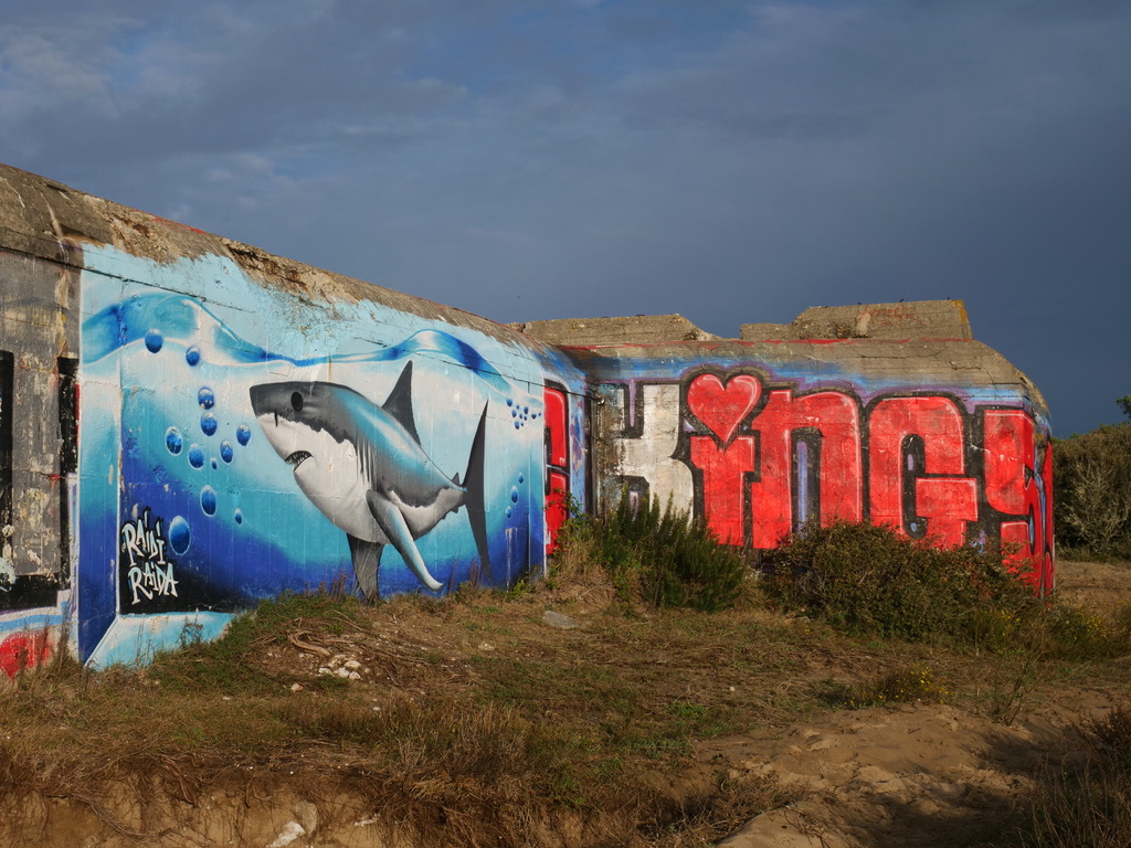 Graffiti bunkers du mur de l'Atlantique