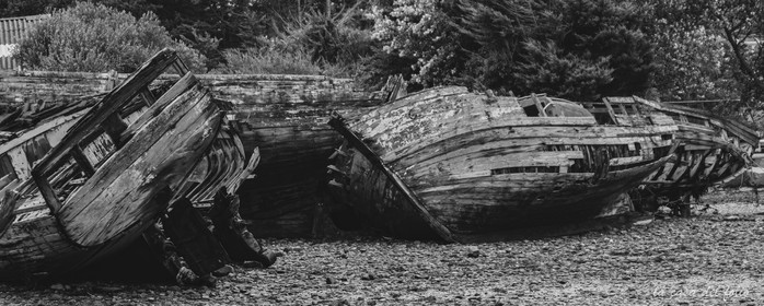 Cimetière de Bateaux de Rostellec - Bretagne