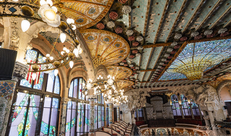 Le palais de la Musique à Barcelone