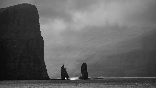 îles Féroé :Photo ultra HD sur alu Dibond 106,7 x 60 cm