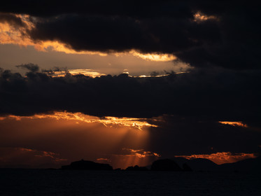 Sunset en Grèce
