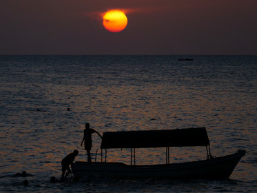 Sunset à Zanzibar