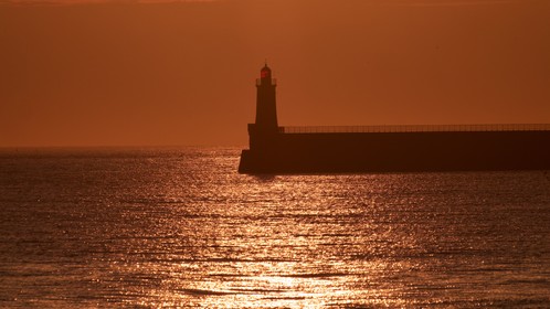 Sunset sur le Chenal des Sables d'Olonne