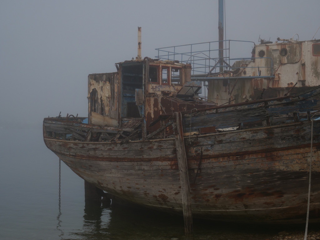 Camaret sur Mer , le cimetière de bateau