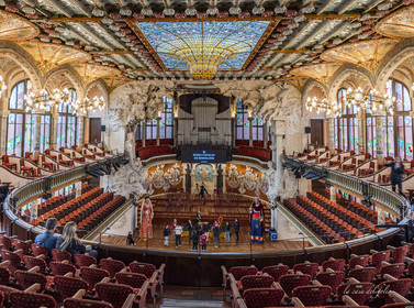 Le palais de la Musique à Barcelone