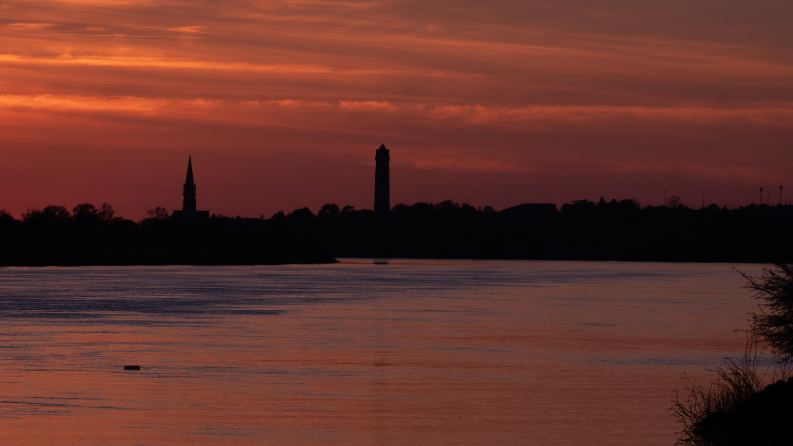 Les bords de l'Erdre à Nantes