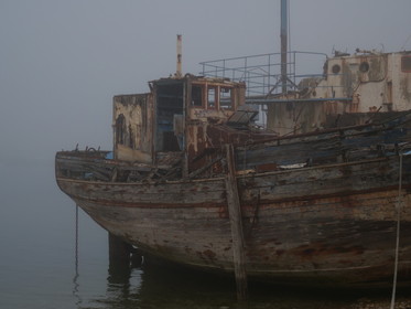 Camaret sur Mer , le cimetière de bateau