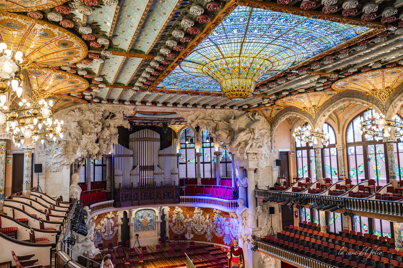Le palais de la Musique à Barcelone