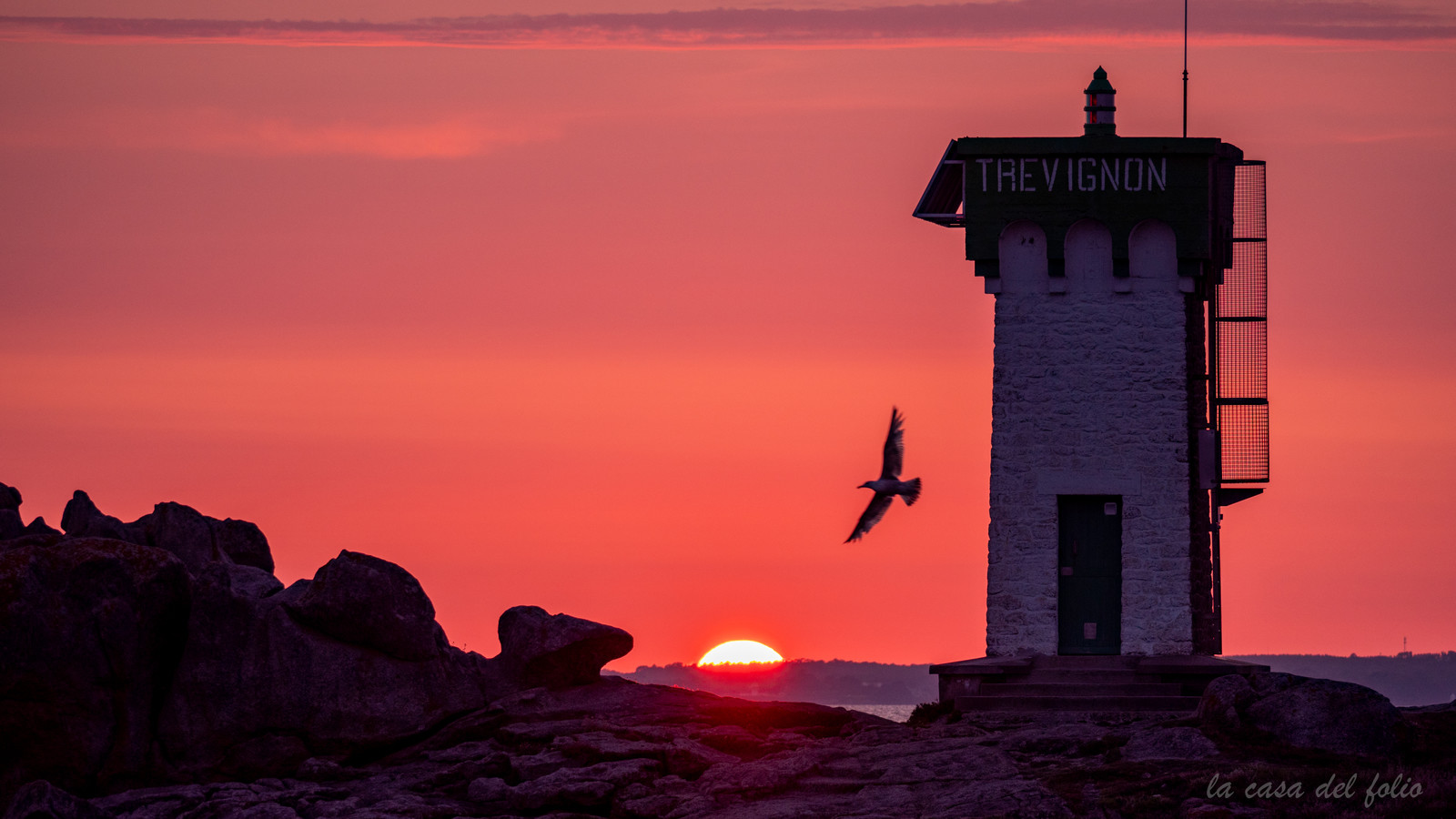 Sunset sur la pointe de Trévignon