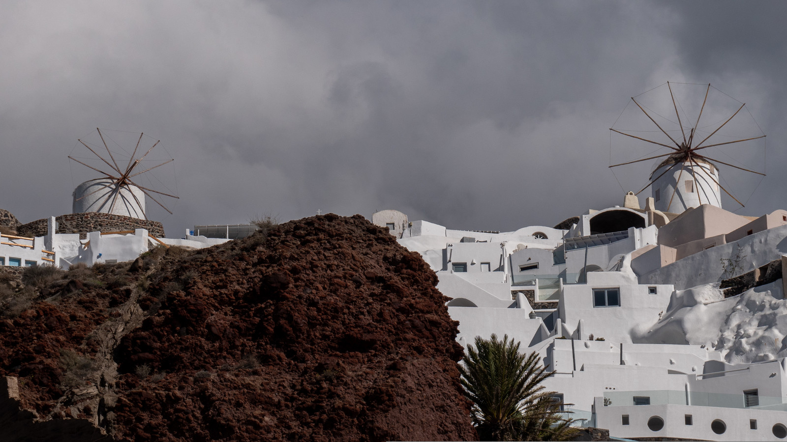Les moulins de Santorini