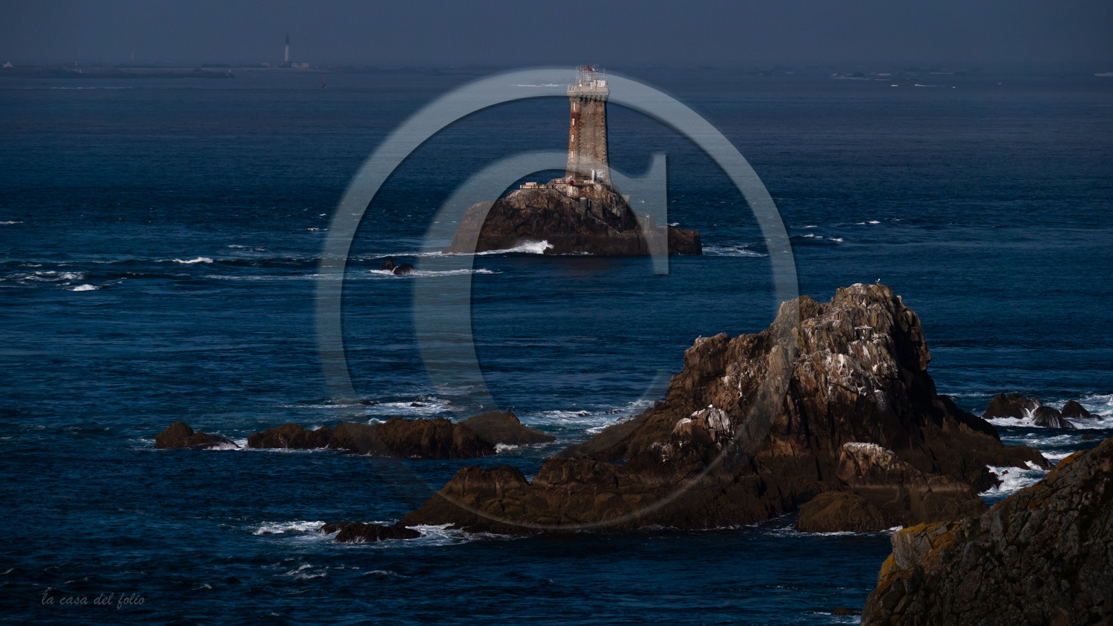 Phare de la Vieille;  photo ultraHD sur Alu Dibond 106,7 x 60 cm