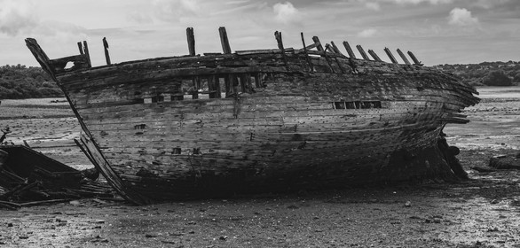 Cimetière de Bateaux de Rostellec - Bretagne