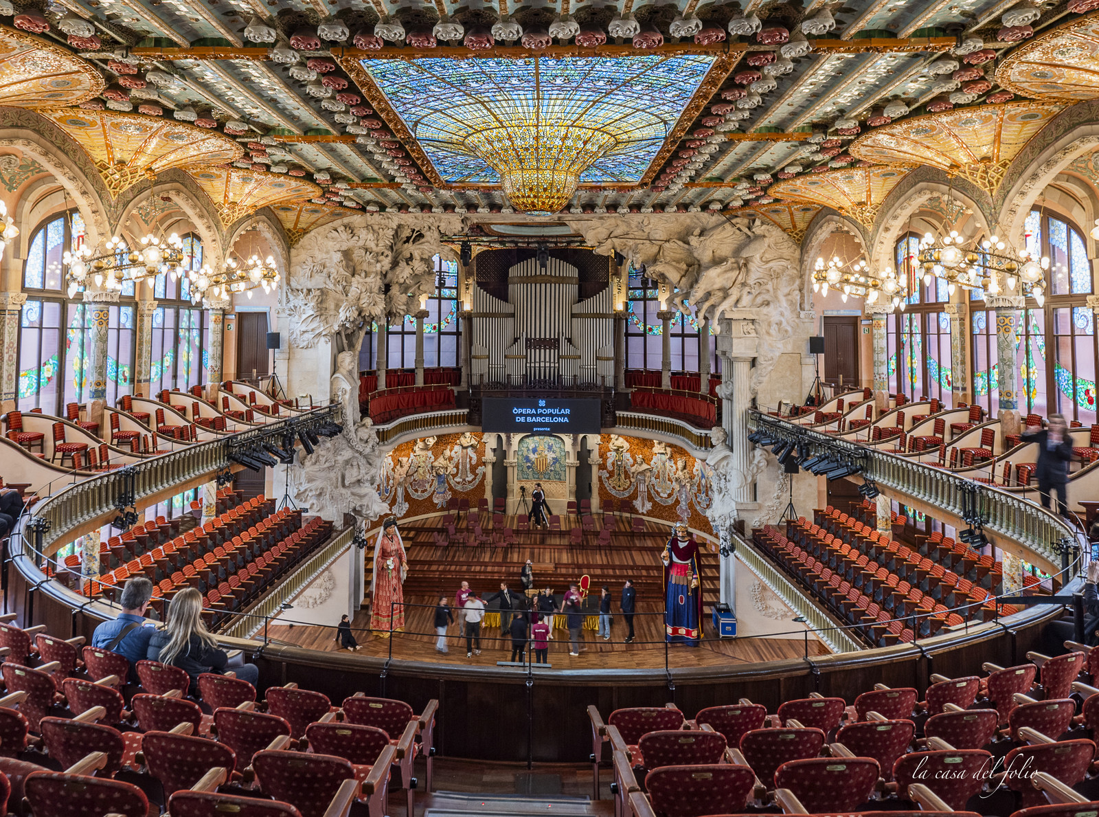 Le palais de la Musique à Barcelone