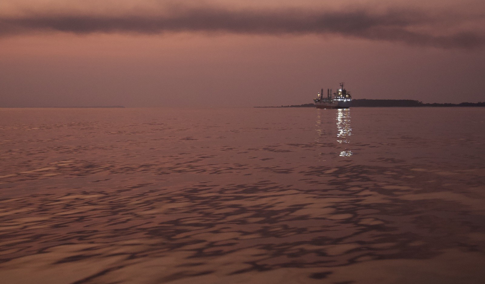 Sunset à Soyo en Angola