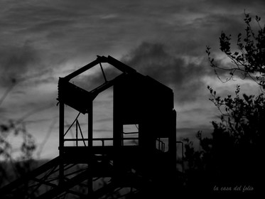 Sunset; Noir & Blanc