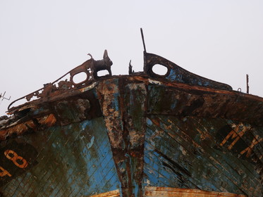 Camaret sur Mer , le cimetière de bateau