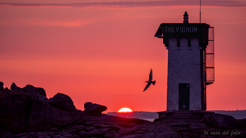 Sunset sur la pointe de Trévignon