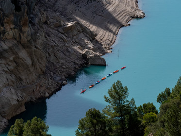 Canoë dans les Gorges du Mont-Rebei