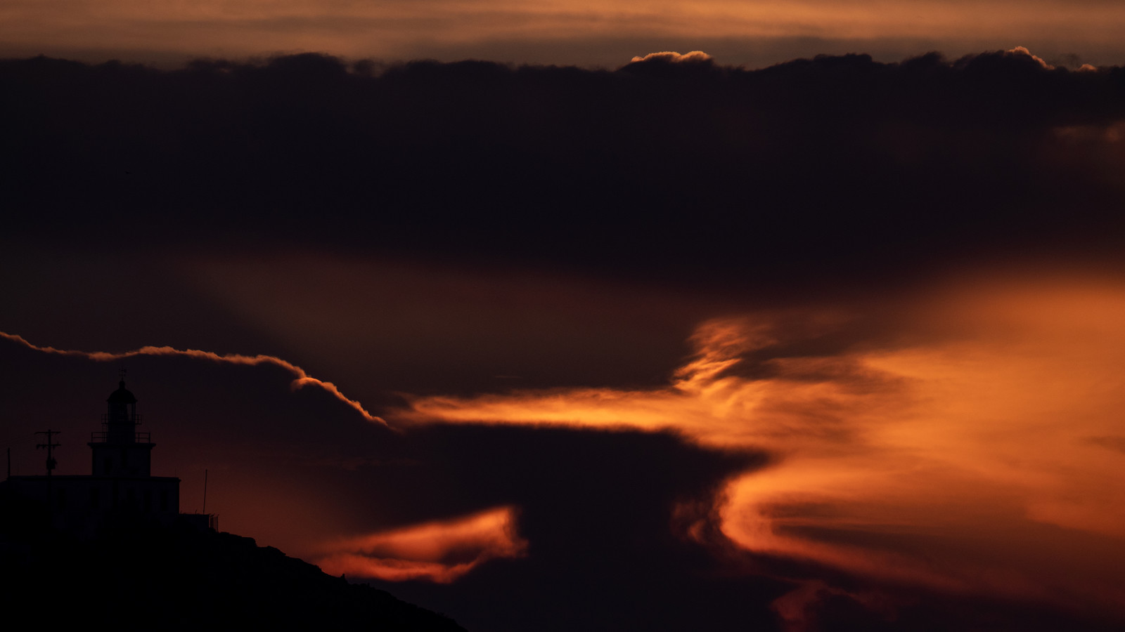 Sunset au Sud de Santorini