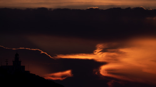 Sunset au Sud de Santorini