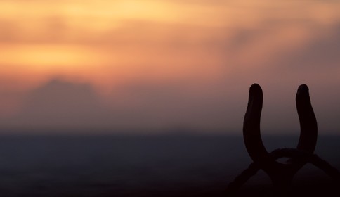 Sunset Livourne en Italie