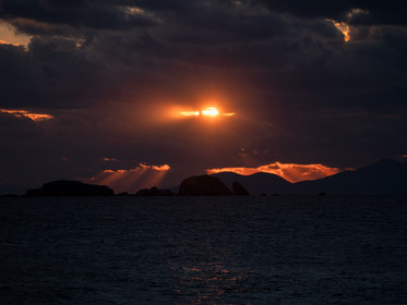 Sunset en Grèce