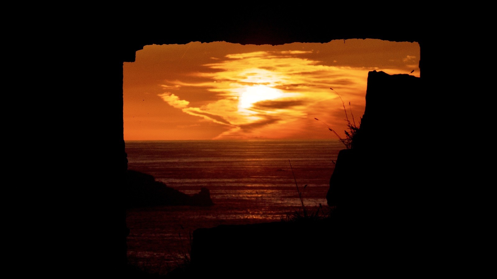 sunset à Camaret sur Mer en Bretagne