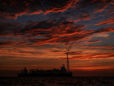 FPSO dans l'Atlantique Sud